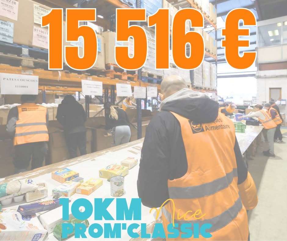 L’événement a permis de redistribuer à notre partenaire caritatif 380kg de fruits, 780 l de coca-colan 2520 l d'eau pétillante